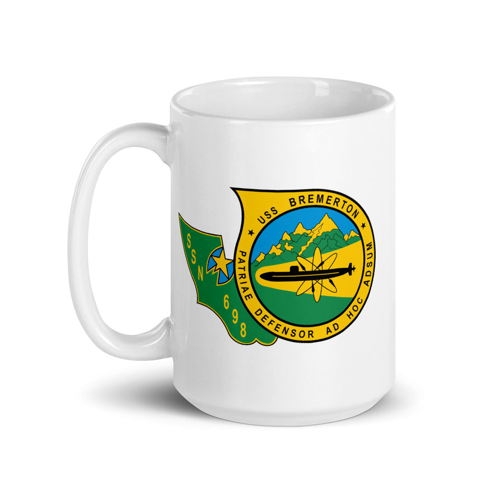 USS Bremerton (SSN-698) Ship's Crest Mug