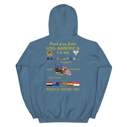 USS America (CV-66) 1981 Cruise Hoodie - FAMILY