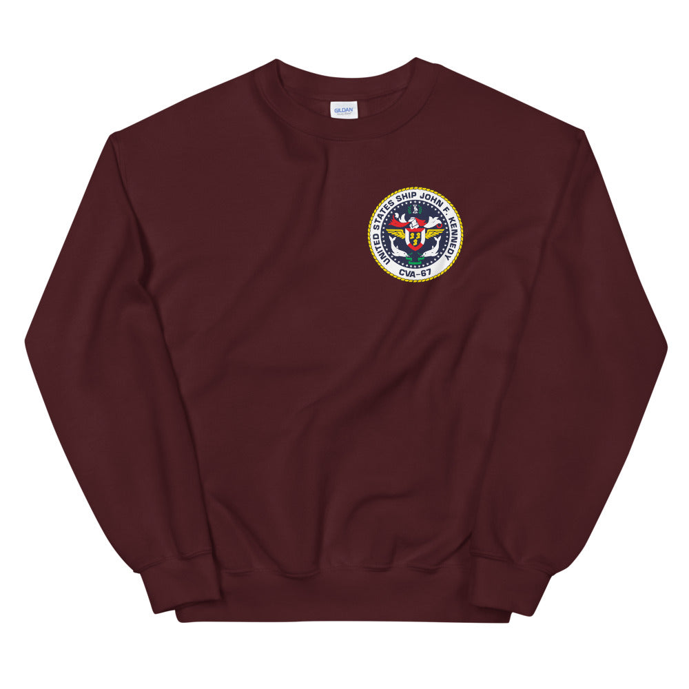 USS John F. Kennedy (CVA-67) Shooters Union Local 67 Sweatshirt