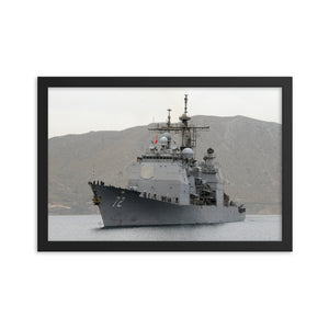 USS Vella Gulf (CG-72) Framed Ship Photo