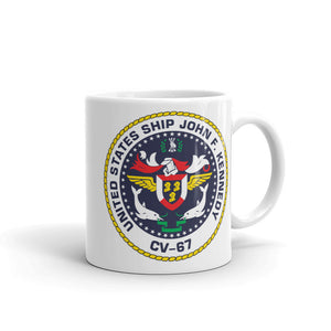 USS John F. Kennedy (CV-67) Ship's Crest Mug