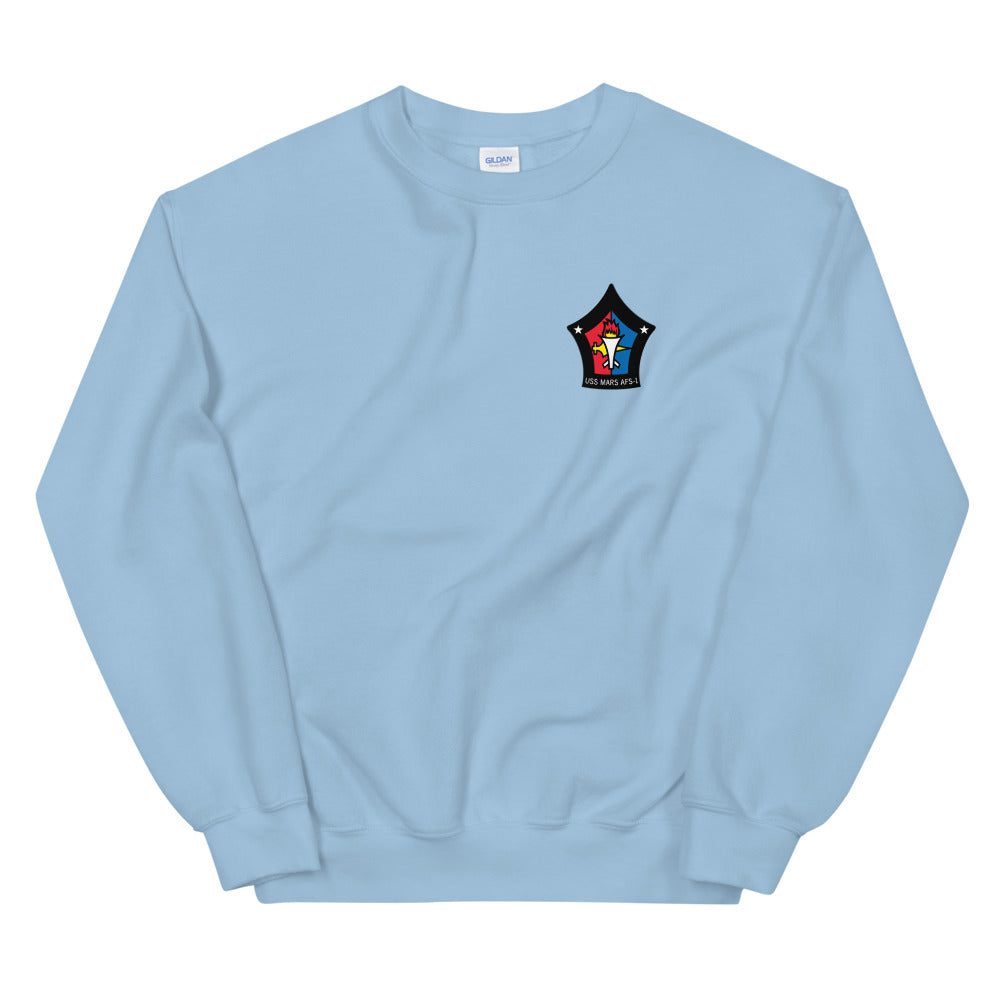 USS Mars (AFS-1) Ship's Crest Sweatshirt