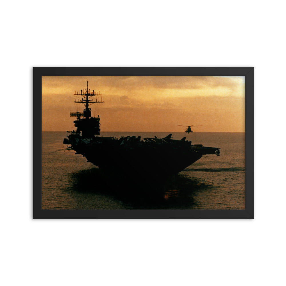 USS Nimitz (CVN-68) Framed Ship Photo