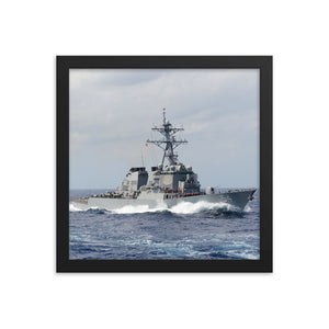 USS Decatur (DDG-73) Framed Ship Photo