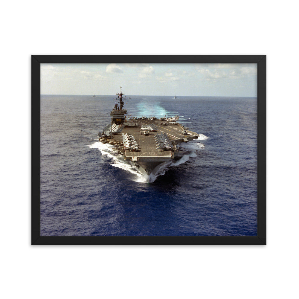 USS John F. Kennedy (CV-67) Framed Ship Photo