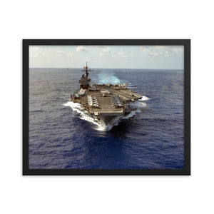 USS John F. Kennedy (CV-67) Framed Ship Photo