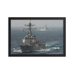 USS Chafee (DDG-90) Framed Ship Photo