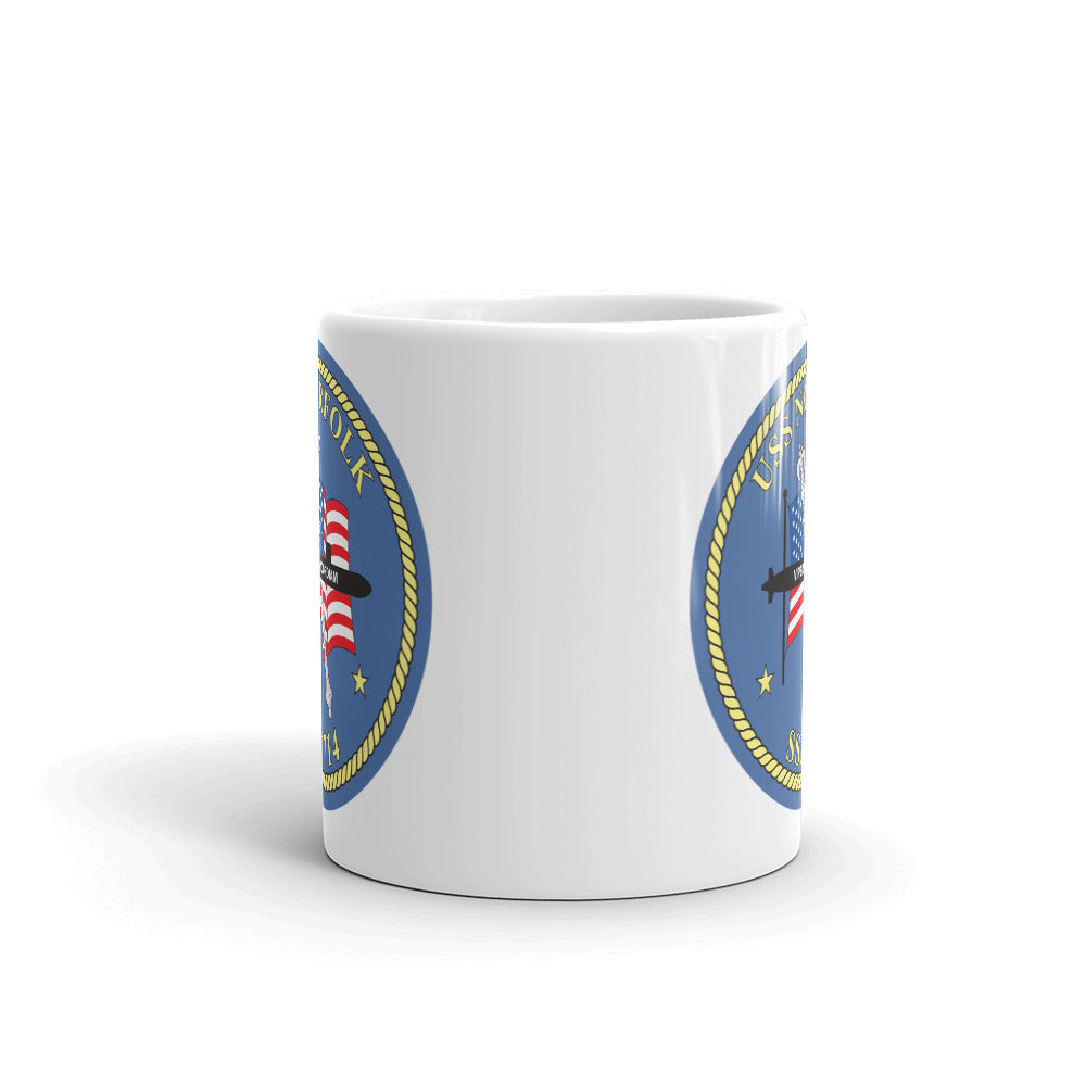 USS Norfolk (SSN-714) Ship's Crest Mug
