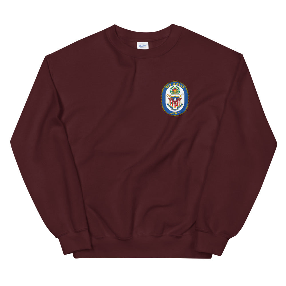 USS Boxer (LHD-4) Ship's Crest Sweatshirt