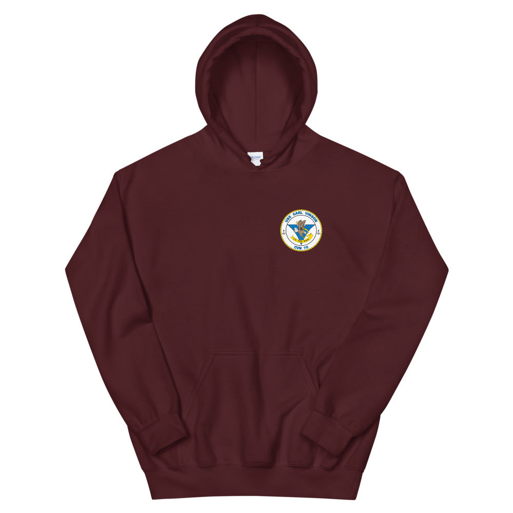 USS Carl Vinson (CVN-70) 2014-15 Cruise Hoodie - FAMILY