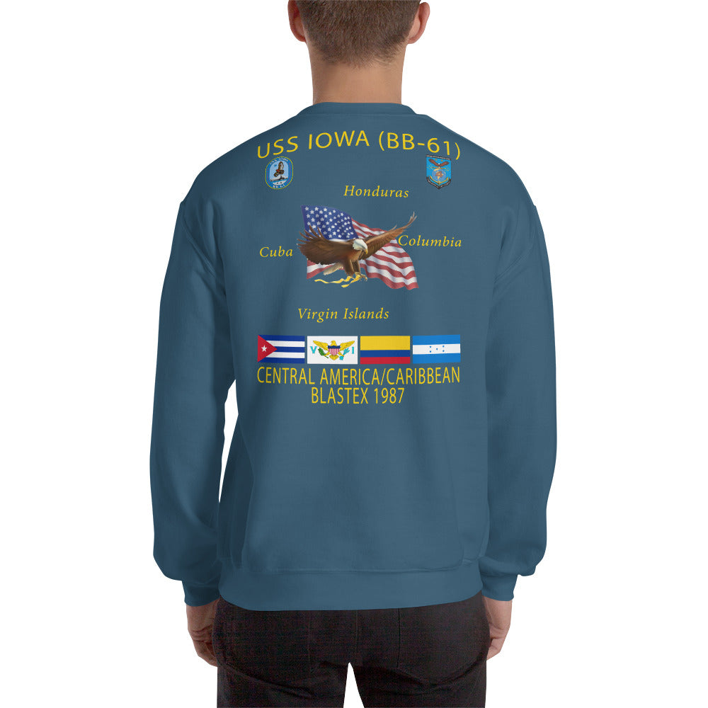 USS Iowa (BB-61) 1987 Cruise Sweatshirt