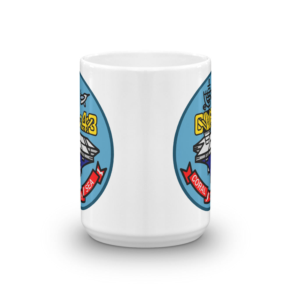 USS Coral Sea (CVA-43) Ship's Crest Mug