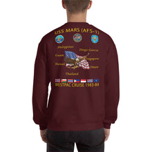 Load image into Gallery viewer, USS Mars (AFS-1) 1983-84 Cruise Sweatshirt