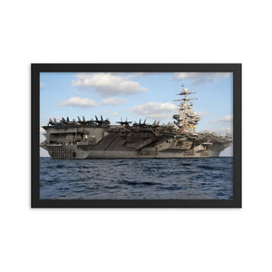 USS Harry S. Truman (CVN-75) Framed Ship Photo