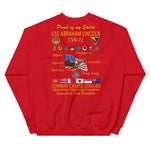 USS Abraham Lincoln (CVN-72) 2002-03 Cruise Sweatshirt - Family