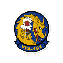 Load image into Gallery viewer, VFA-192 World Famous Golden Dragons Squadron Crest Vinyl Sticker