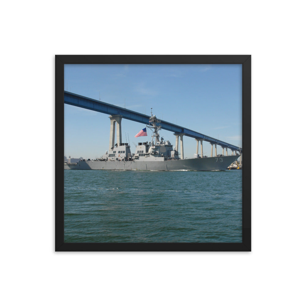USS Decatur (DDG-73) Framed Ship Photo