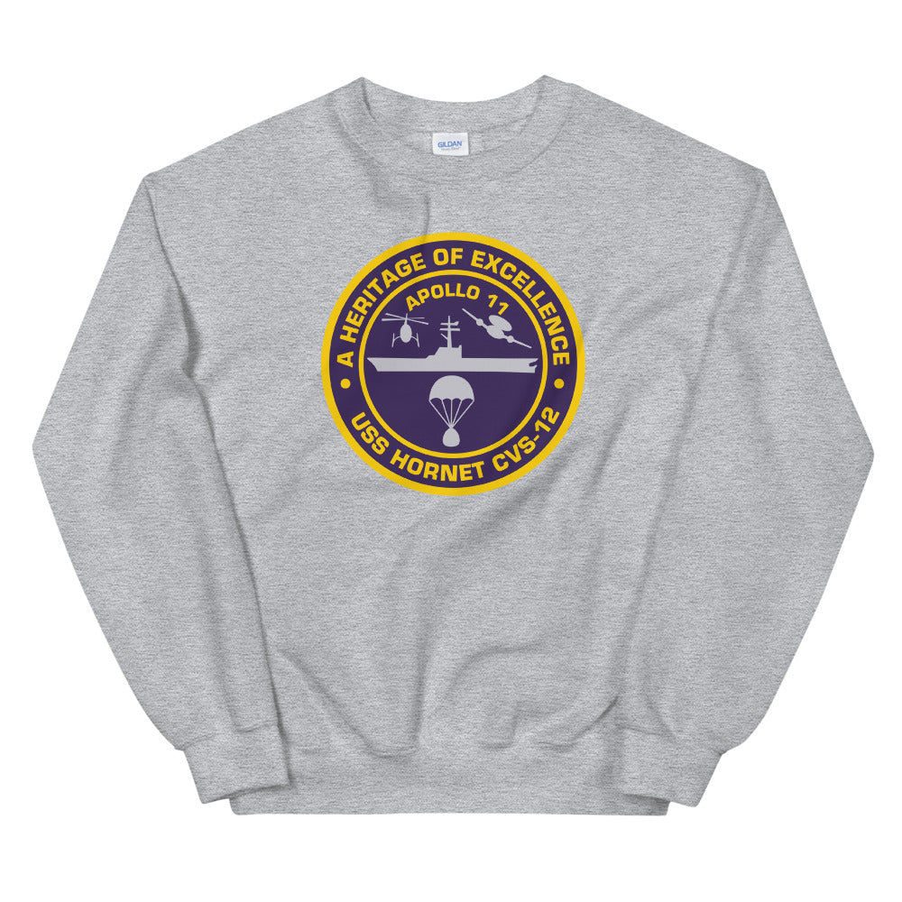 USS Hornet (CVS-12) Apollo 11 Sweatshirt
