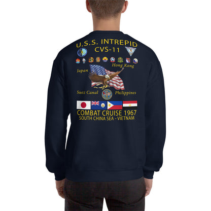 USS Intrepid (CVS-11) 1967 Cruise Sweatshirt