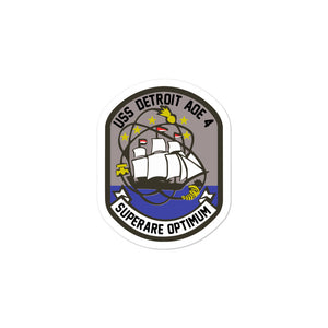 USS Detroit (AOE-4) Ship's Crest Vinyl Sticker