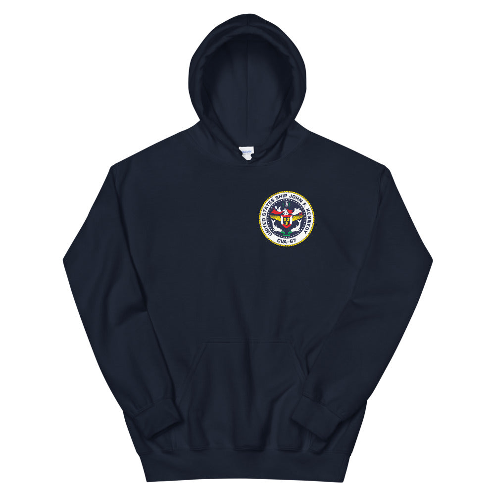 USS John F. Kennedy (CVA-67) Shooters Union Local 67 Hoodie