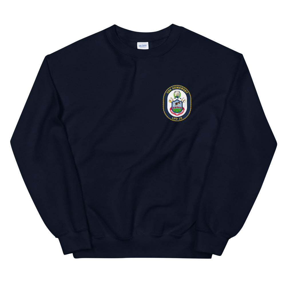 USS Somerset (LPD-25) Ship's Crest Sweatshirt