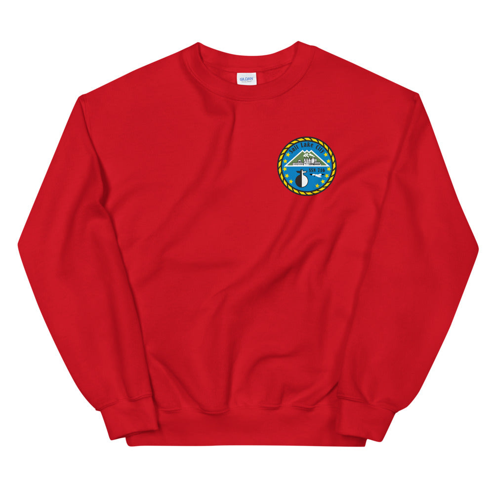 USS Salt Lake City (SSN-716) Ship's Crest Sweatshirt