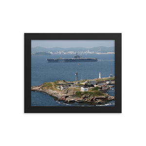 USS Kitty Hawk (CV-63) Framed Ship Photo