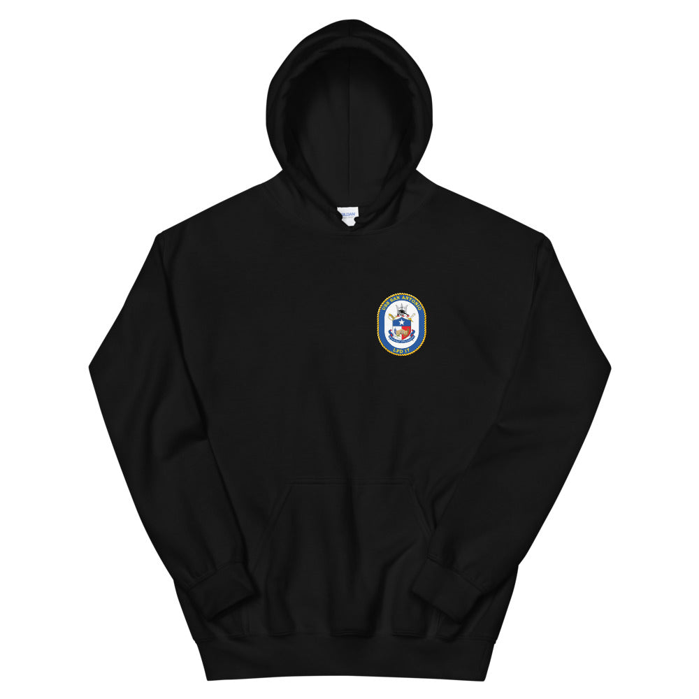 USS San Antonio (LPD-17) Ship's Crest Hoodie