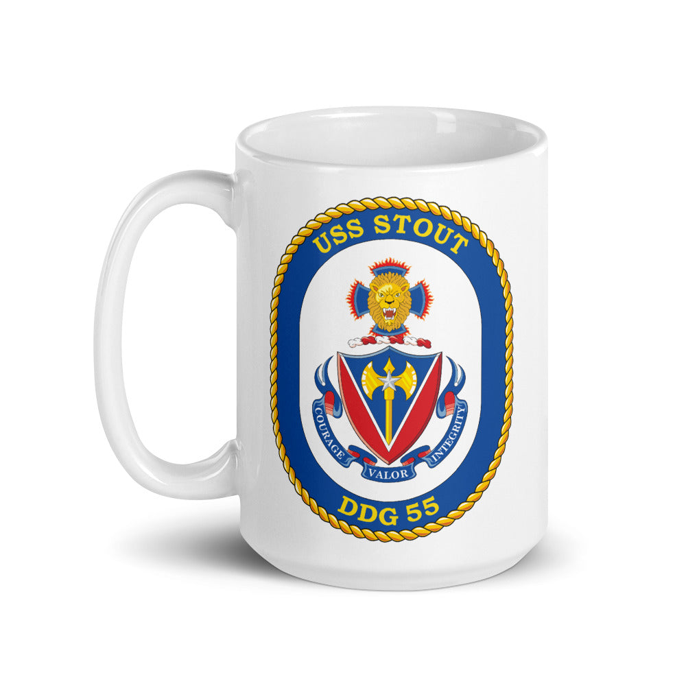 USS Stout (DDG-55) Ship's Crest Mug