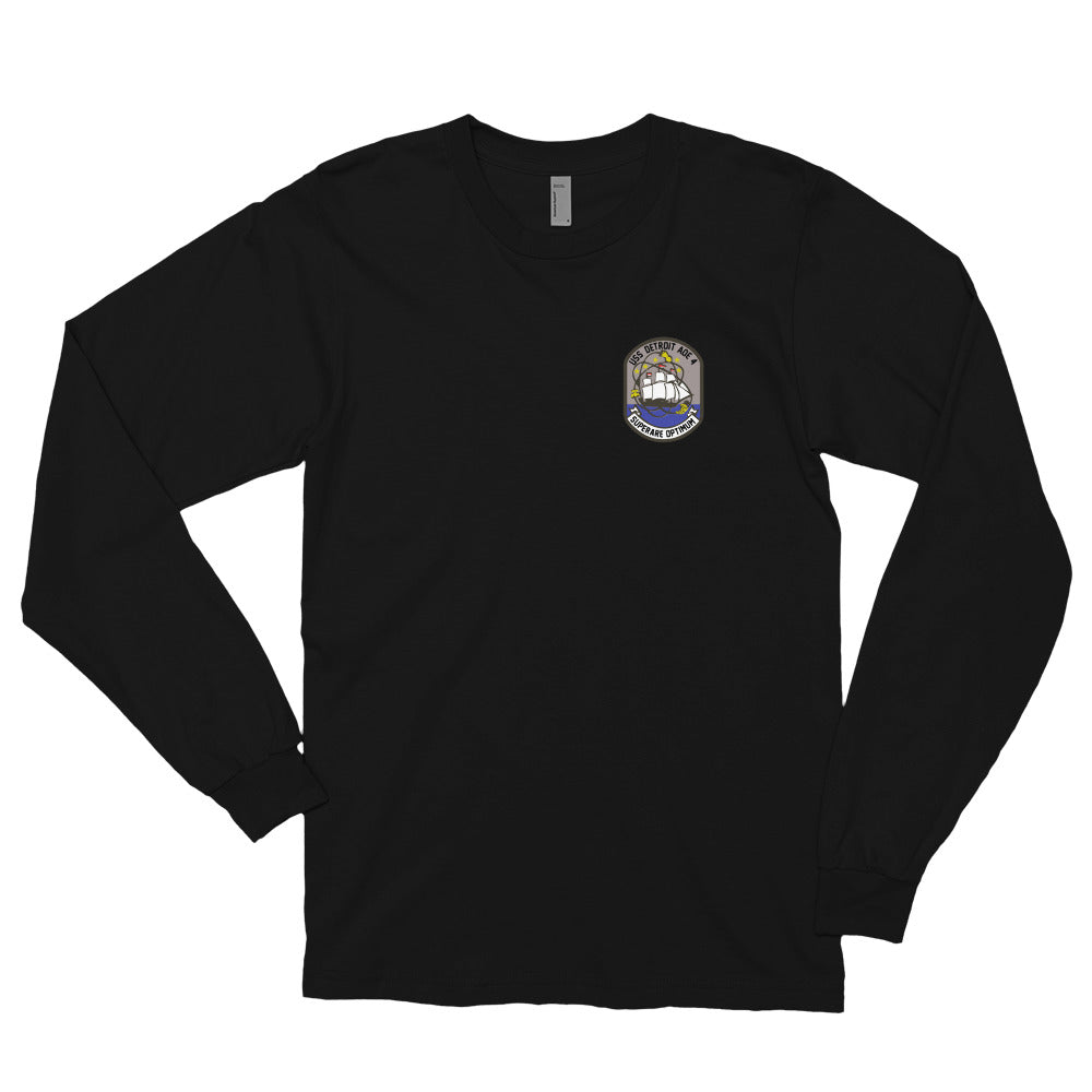 USS Detroit (AOE-4) Ship's Crest Long Sleeve Shirt