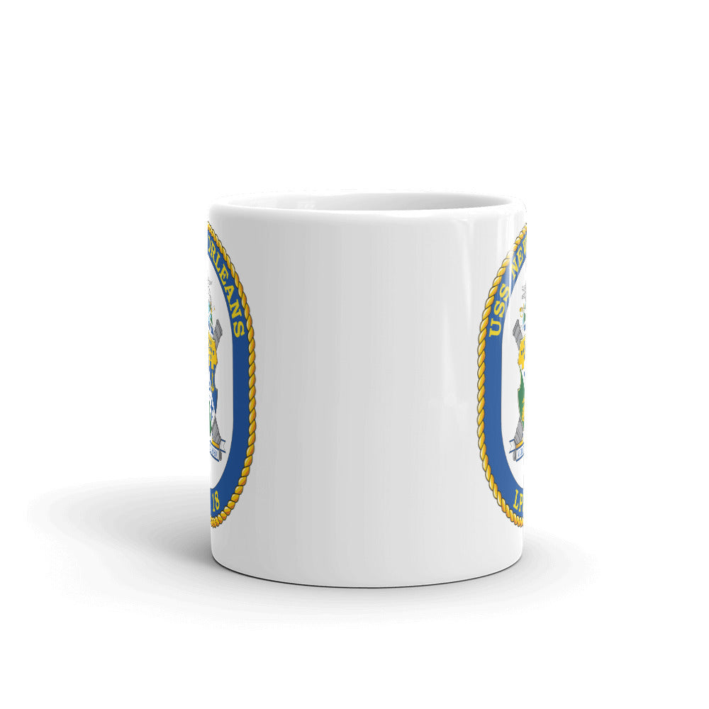 USS New Orleans (LPD-18) Ship's Crest Mug