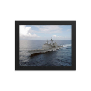 USS Lake Champlain (CG-57) Framed Ship Photo