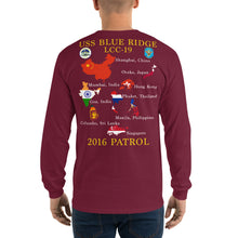 Load image into Gallery viewer, USS Blue Ridge (LCC-19) 2016 Long Sleeve Patrol Shirt - Map