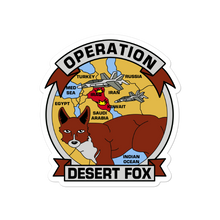Load image into Gallery viewer, Operation Desert Fox Vinyl Sticker