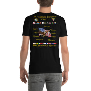 USS Theodore Roosevelt (CVN-71) 1988-89 Cruise Shirt