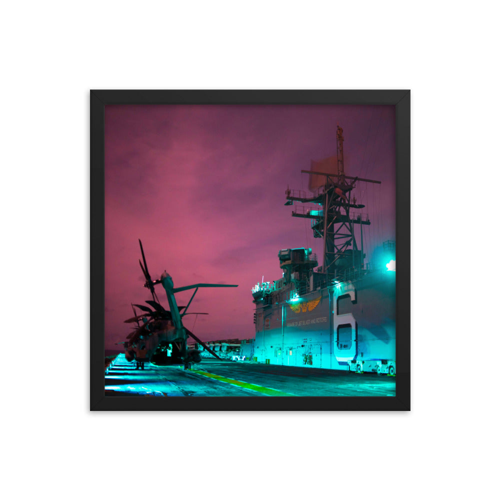 USS Bonhomme Richard (LHD-6) Framed Ship Photo