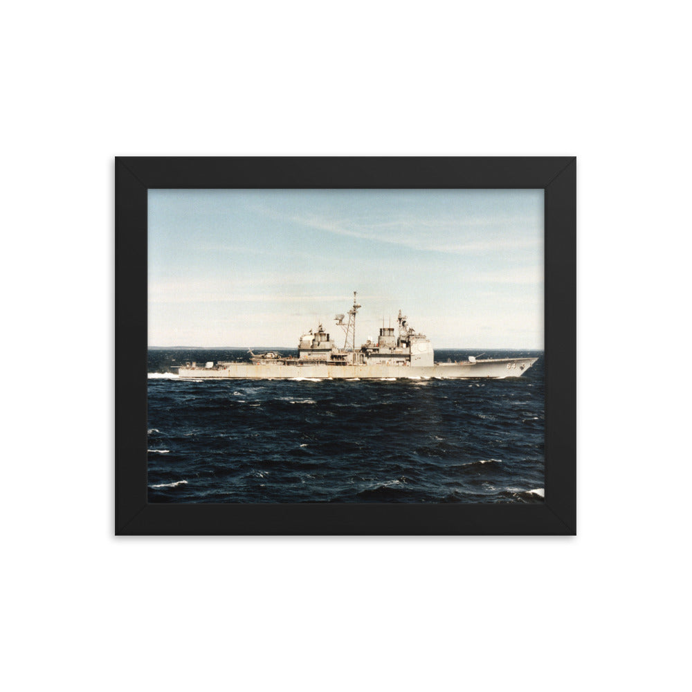 USS Gettysburg (CG-64) Framed Ship Photo