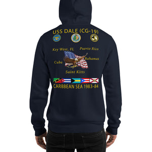 USS Dale (CG-19) 1983-84 Caribbean Cruise Hoodie