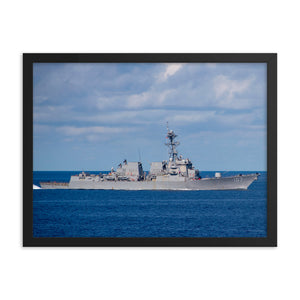 USS Gravely (DDG-107) Framed Ship Photo