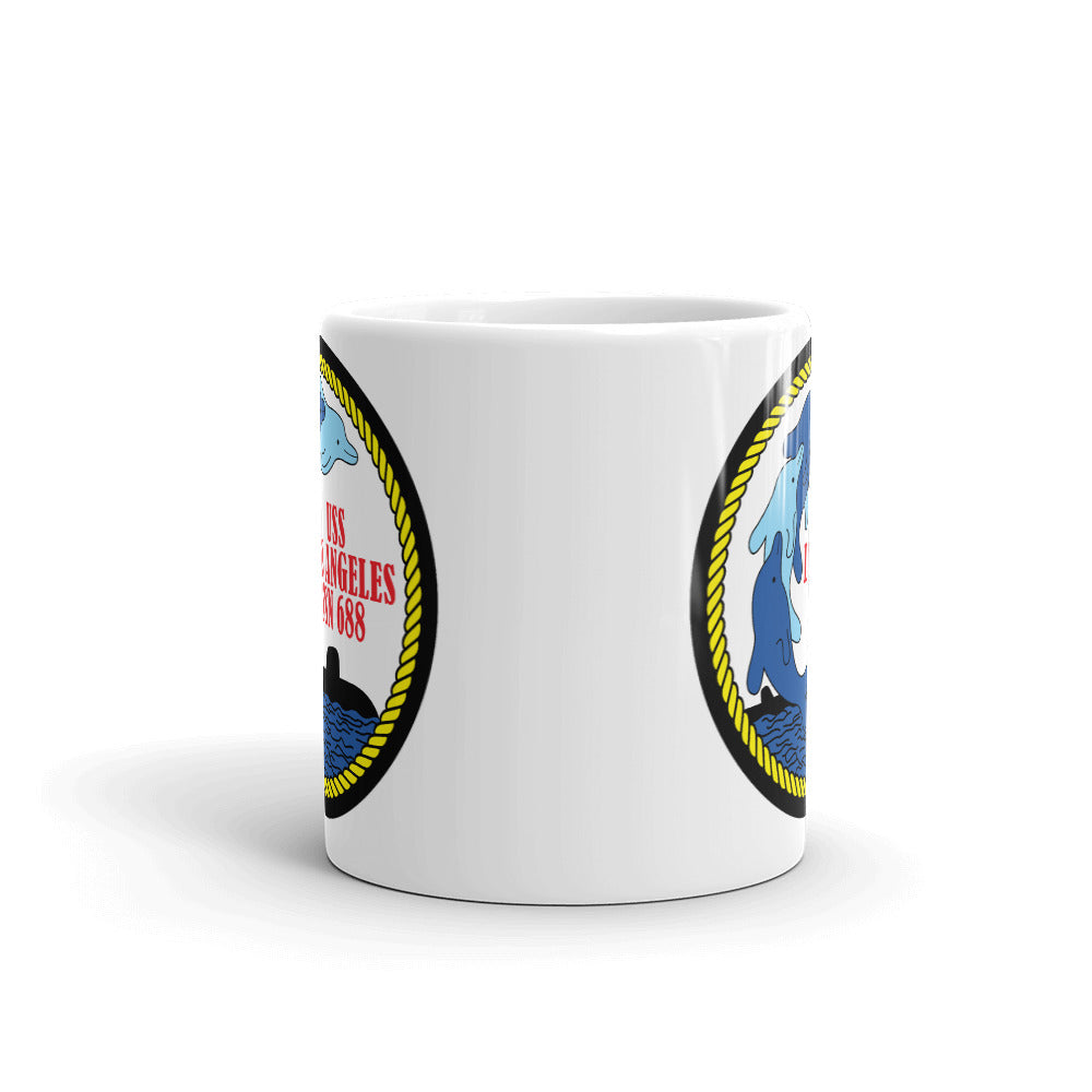 USS Los Angeles (SSN-688) Ship's Crest Mug