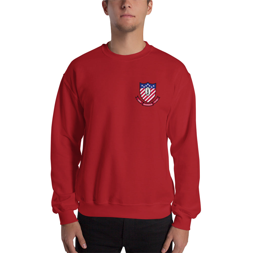 USS Ranger (CV-61) 1982 Cruise Sweatshirt - Map