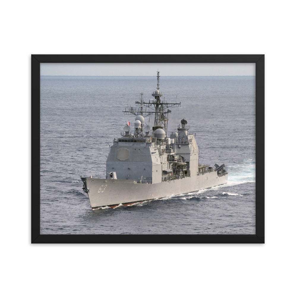 USS Cowpens (CG-63) Framed Ship Photo