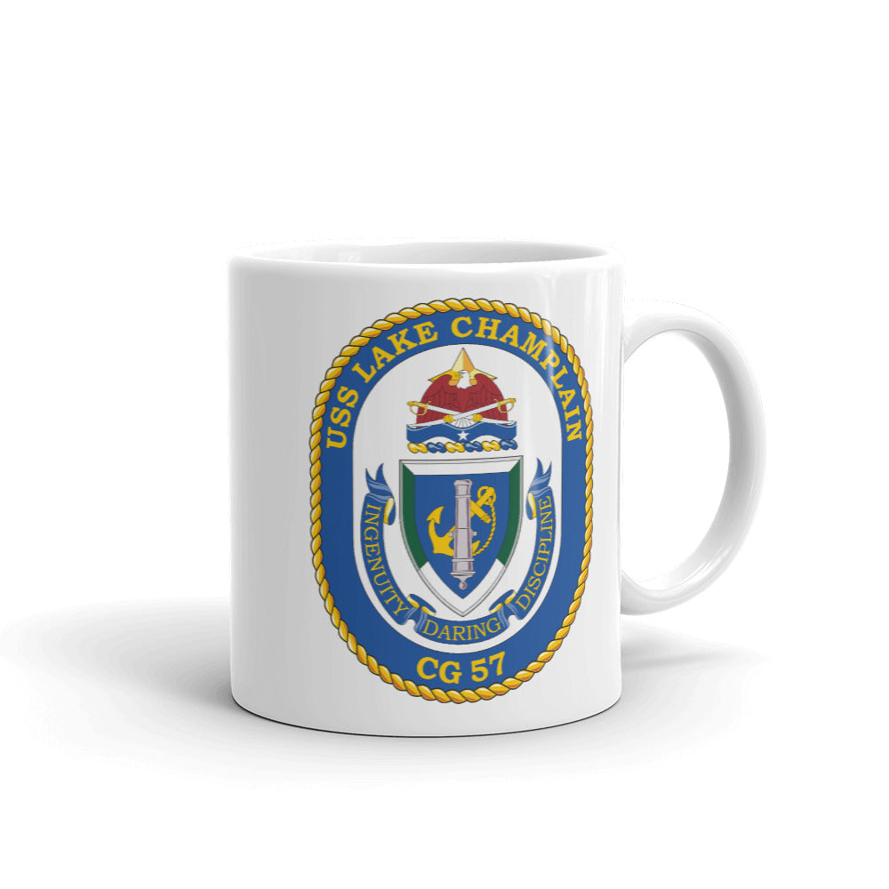 USS Lake Champlain (CG-57) Ship's Crest Mug