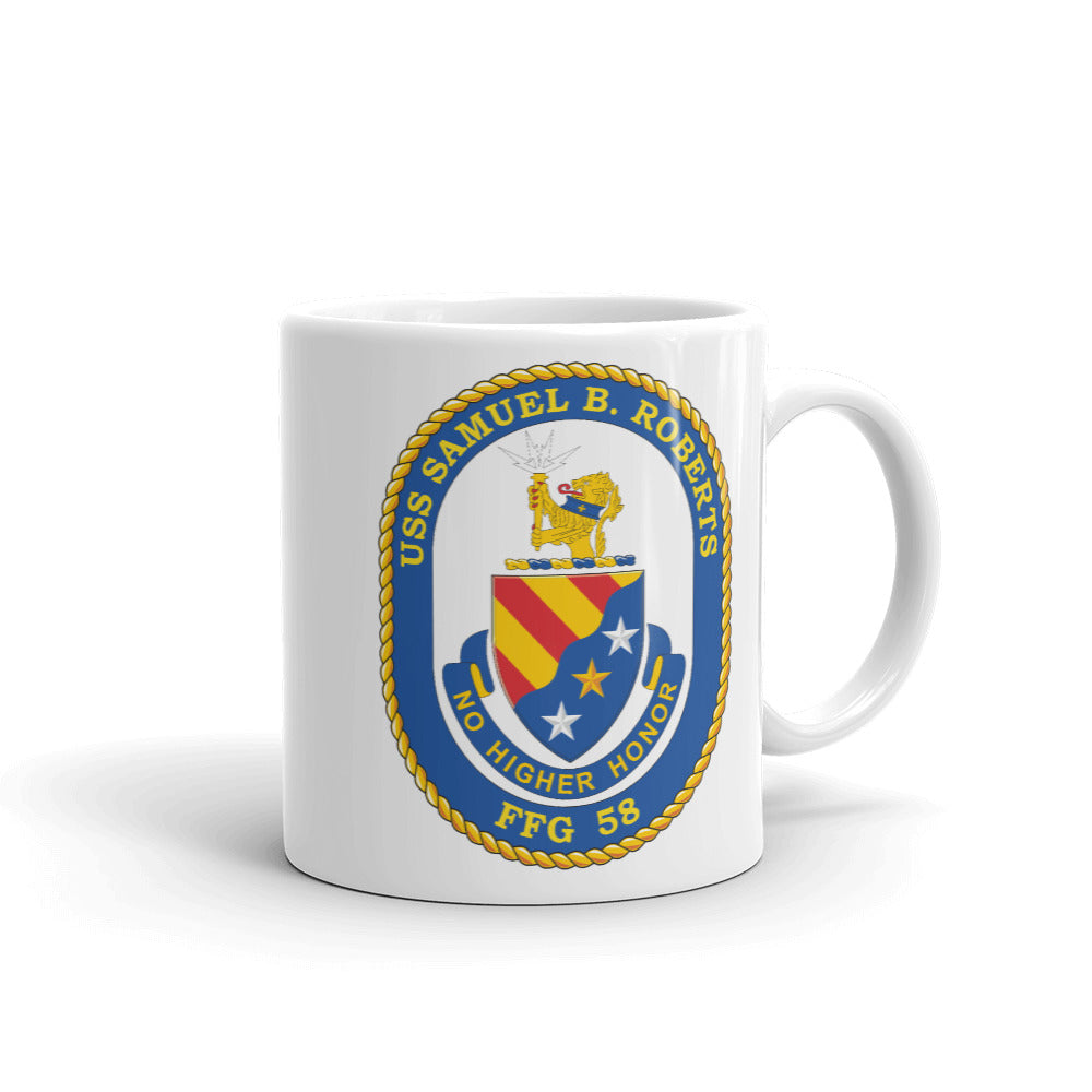USS Samuel B. Roberts (FFG-58) Ship's Crest Mug