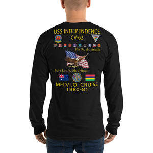 USS Independence (CV-62) 1980-81 Long Sleeve Cruise Shirt