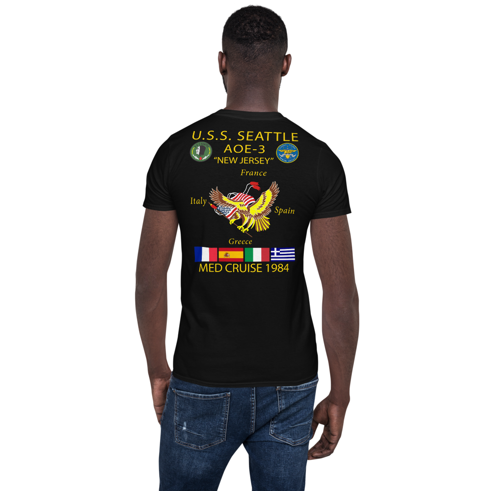 USS Seattle (AOE-3) 1984 Cruise Shirt - CUSTOM