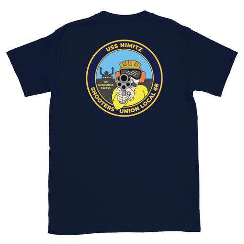 USS Nimitz (CVN-68) Shooters Union Local 68 T-Shirt