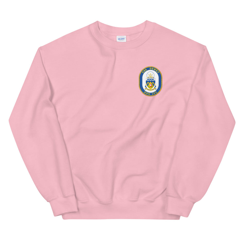USS Dewey (DDG-105) Ship's Crest Sweatshirt