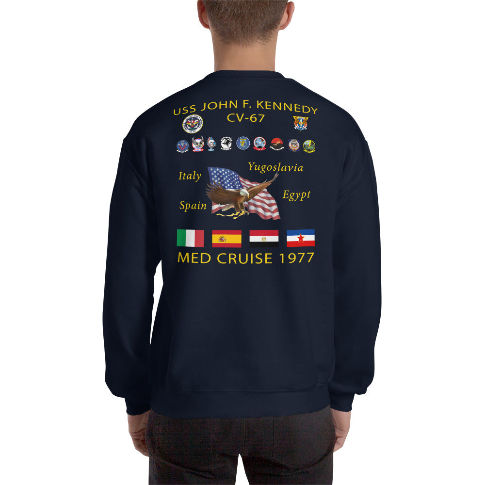 USS John F. Kennedy (CV-67) 1977 Cruise Sweatshirt